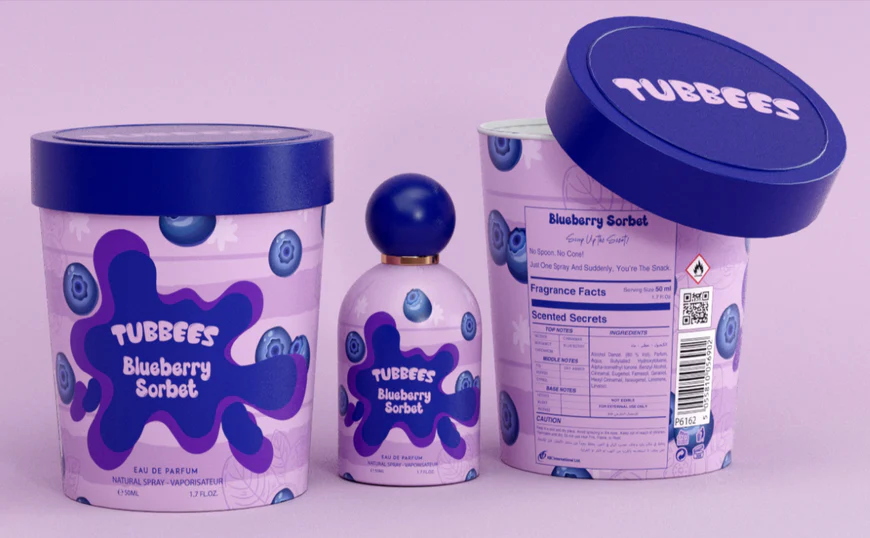 GRANDEUR TUBBEES BLUEBERRY SORBET EDP 50ML woda perfumowana unisex - obrazek 7