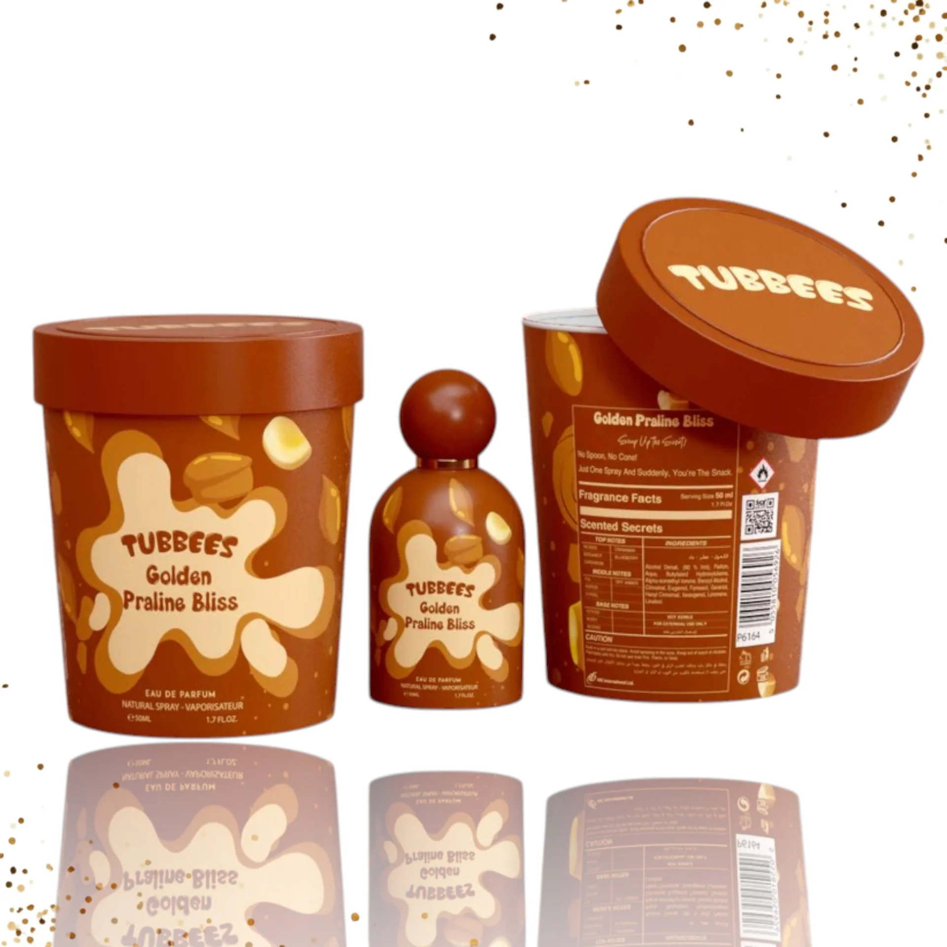 GRANDEUR TUBBEES GOLDEN PRALINE BLISS EDP 50ML woda perfumowana unisex - obrazek 7