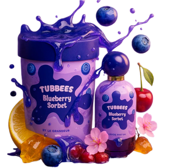 GRANDEUR TUBBEES BLUEBERRY SORBET EDP 50ML woda perfumowana unisex - obrazek 6
